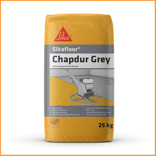 Sika Floor Chapdur Grey (màu xám) – Phụ gia tăng cứng sàn bê tông