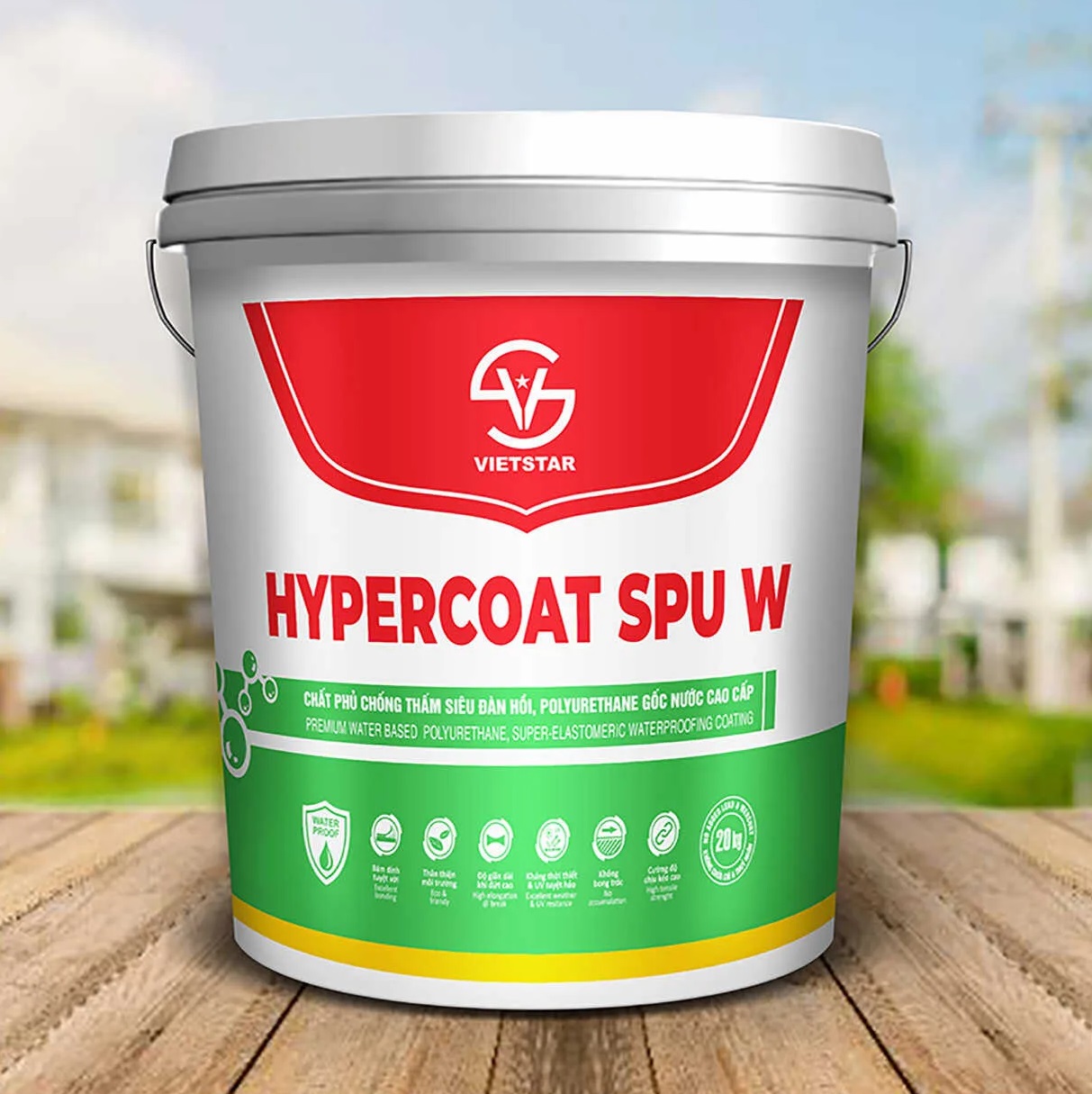 Hypercoat Spu W – Chống thấm Polyurethane gốc nước