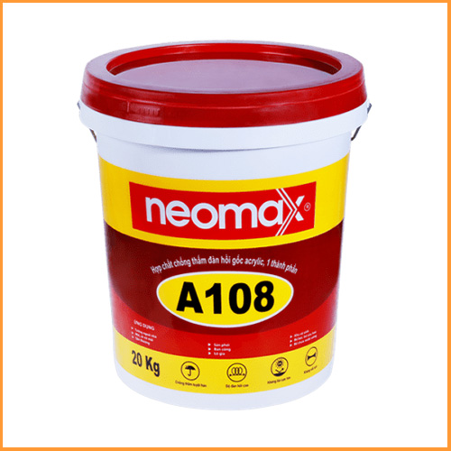 Neomax A108 Hợp chất chống thấm đàn hồi gốc Acrylic – 20kg