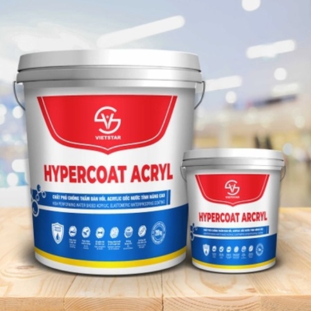 Hypercoat Acryl – Chất phủ chống thấm đàn hồi Acrylic gốc nước