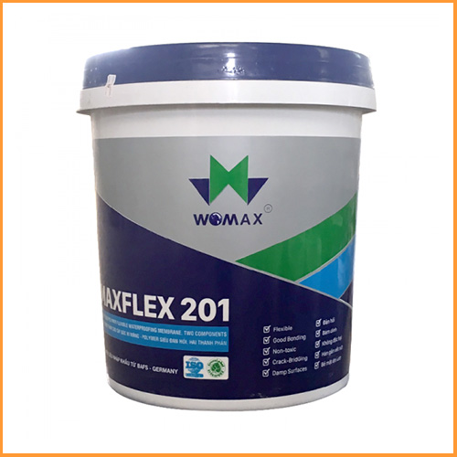 Maxflex 201- Bộ 20kg – Chống thấm hai thành phần gốc xi măng