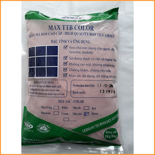 Bột chít mạch Max TTB Grout Nâu 1kg