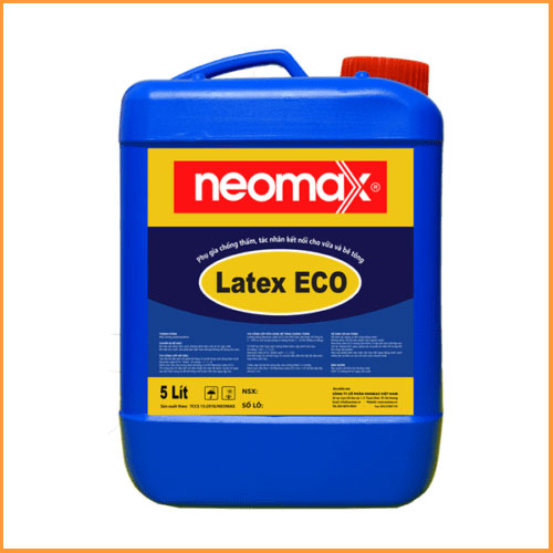 Neomax Latex Eco – Phụ gia chống thấm, tác nhân kết nối cho vữa và bê tông 5L
