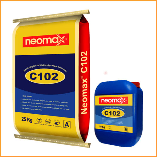 Neomax C102 Hợp chất chống thấm đàn hồi gốc xi măng – 35kg