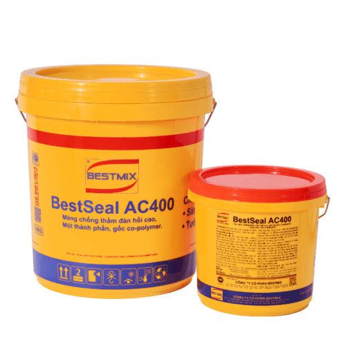 Bestseal AC400 Màng chống thấm đàn hồi cao gốc Co-Polymer biến tính, 1 thành phần 5kg